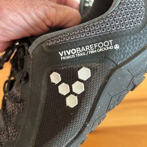 Vivobarefoot primus trail/firm ground Black Womens 40 EU/9 US excellent